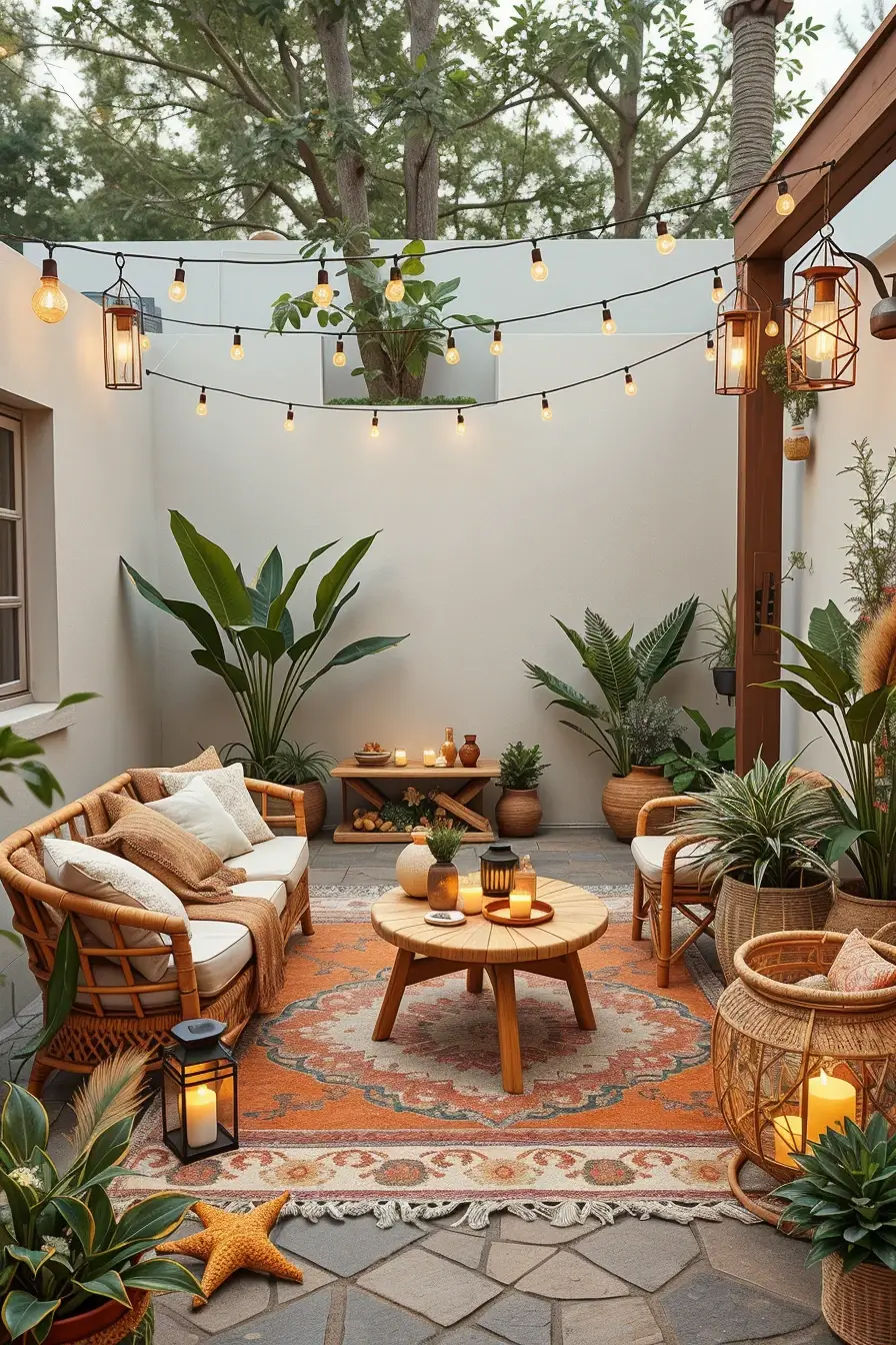 59 Boho Patio Ideas 2026 For A Dreamy And Stylish Outdoor Retreat