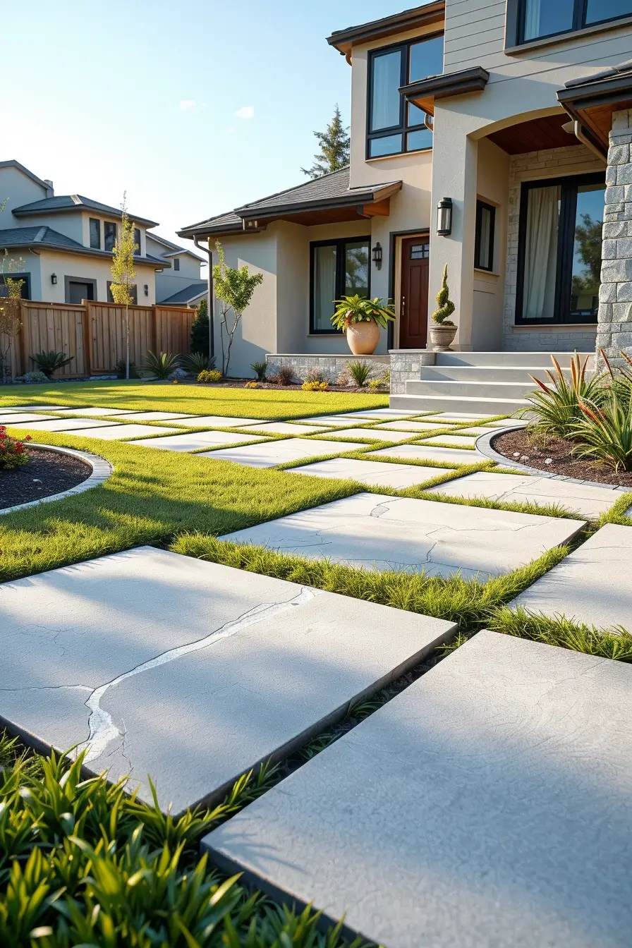 59 Summer Front Yard Decor Ideas 2026: Modern Sculptural Outdoor Inspiration