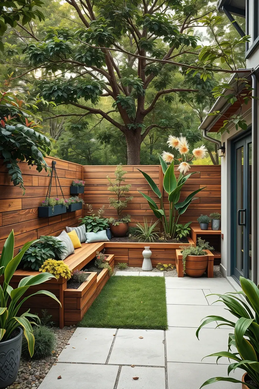 59 Small Backyard Seating Solutions 2026: Stylish Curved And Modern Outdoor Ideas