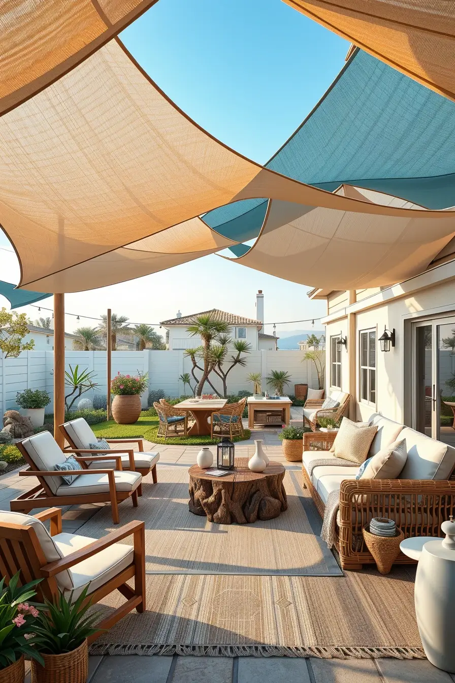 55 Sun Shade Sail Ideas Backyards 2026 For Stylish And Comfortable Outdoor Spaces
