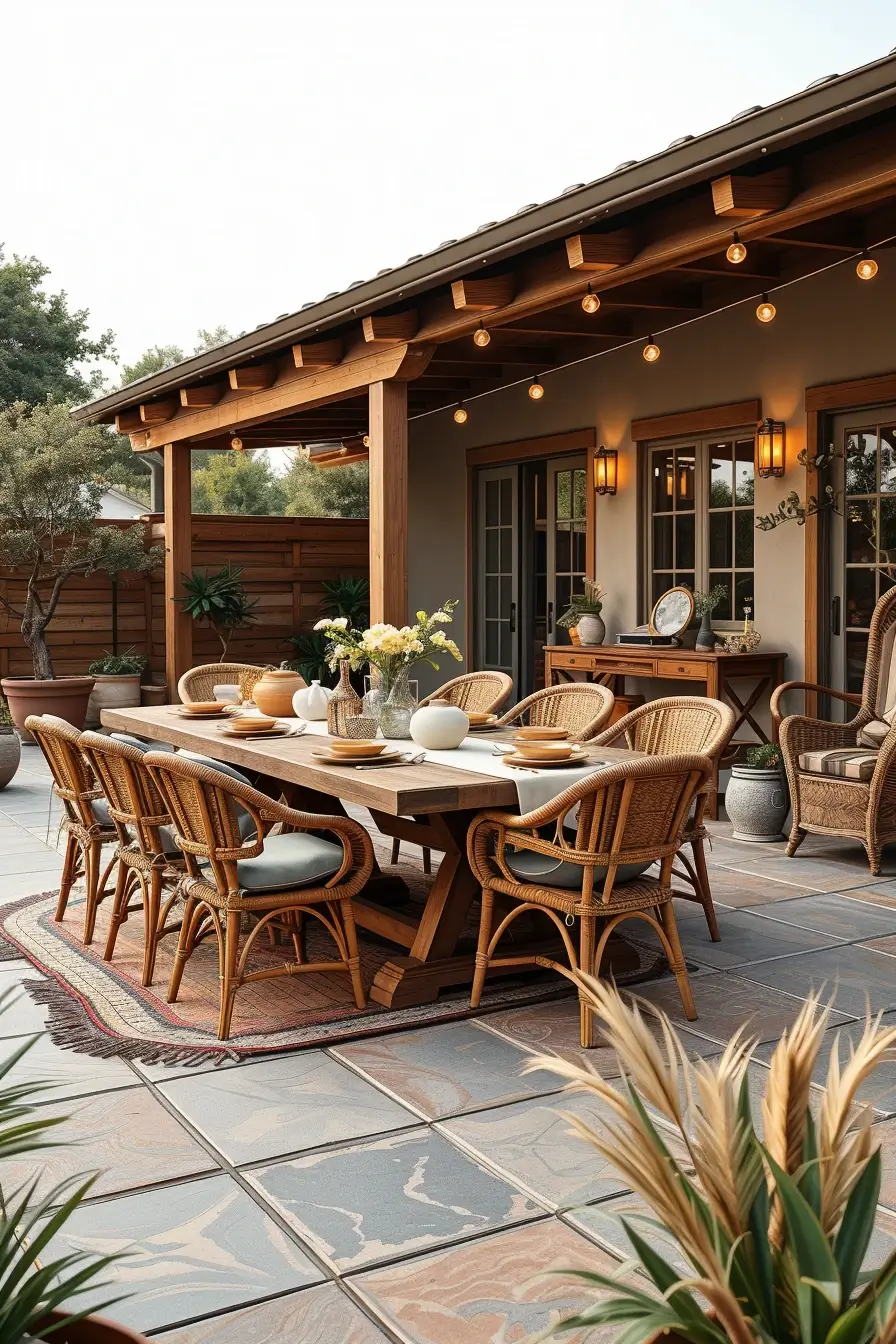 58 Boho And Natural Patio Design 2026 Ideas For A Stylish Outdoor Retreat
