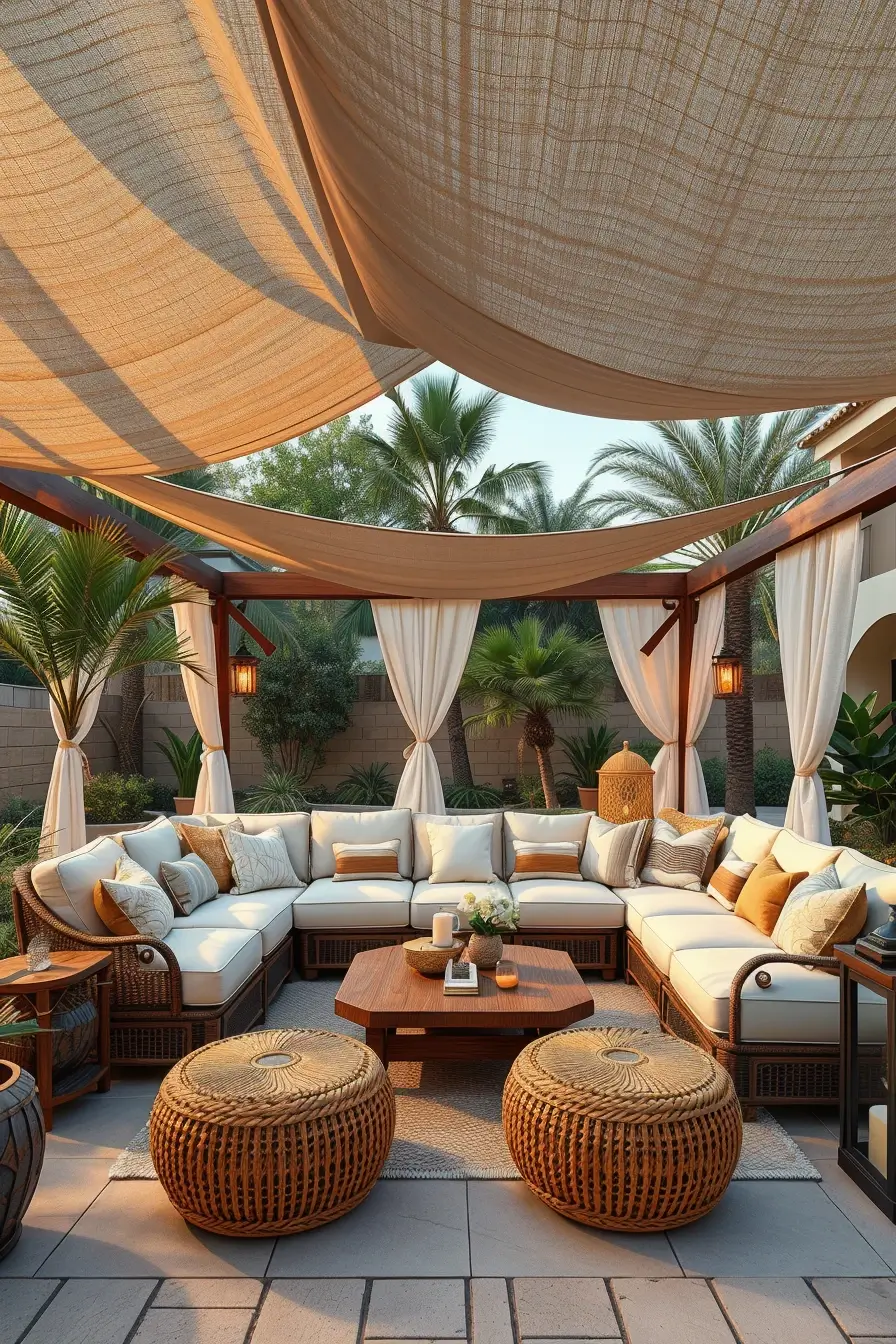 58 Sun Sail Shade Ideas For Your Outdoor Space 2026: Stylish Patio & Backyard Shade Inspiration