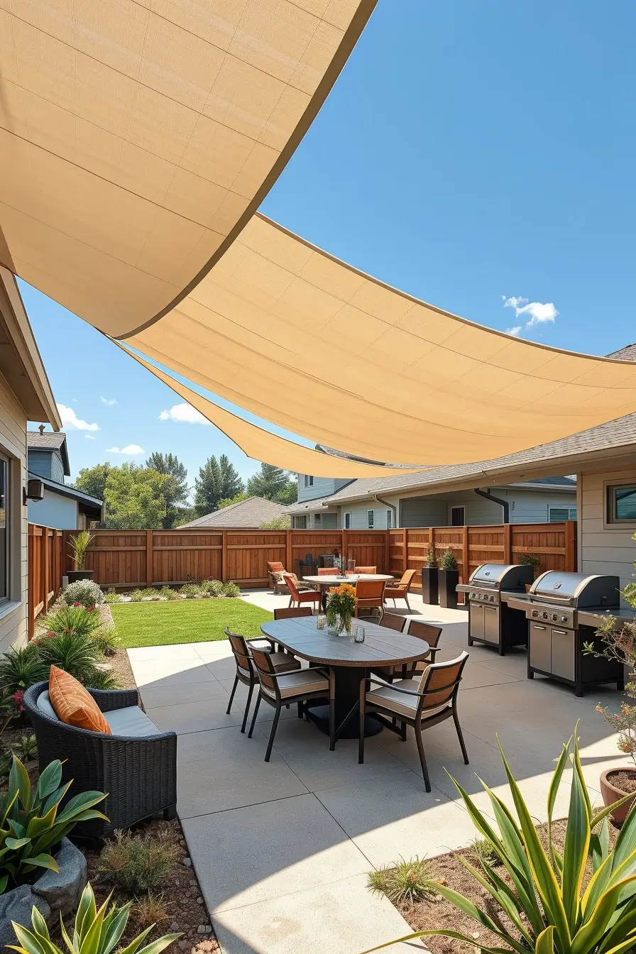 55 Sun Shade Sail Ideas Backyards 2026 For Stylish And Comfortable Outdoor Spaces