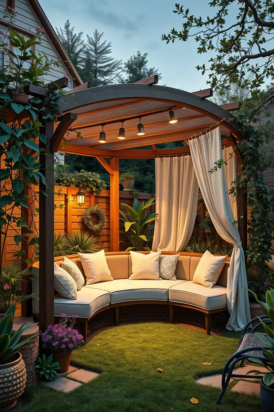 59 Small Backyard Seating Solutions 2026: Stylish Curved And Modern Outdoor Ideas