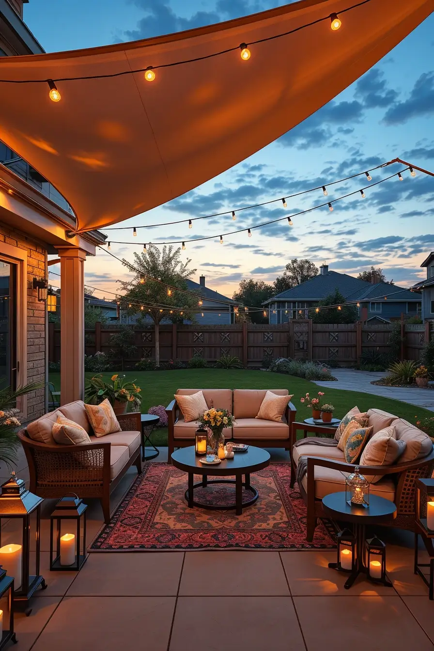 58 Sun Sail Shade Ideas For Your Outdoor Space 2026: Stylish Patio & Backyard Shade Inspiration