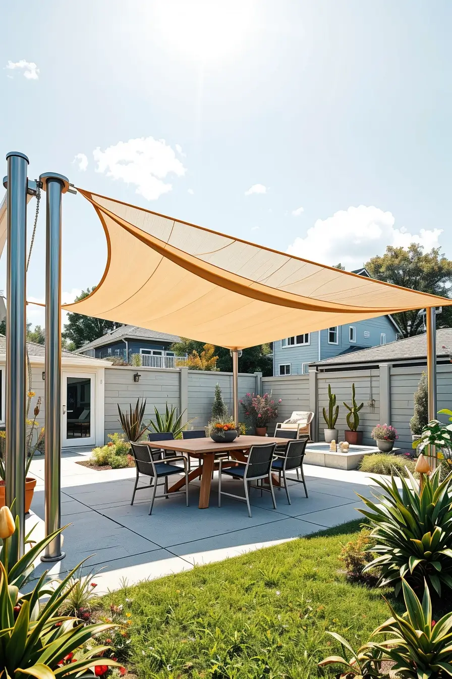 55 Sun Shade Sail Ideas Backyards 2026 For Stylish And Comfortable Outdoor Spaces