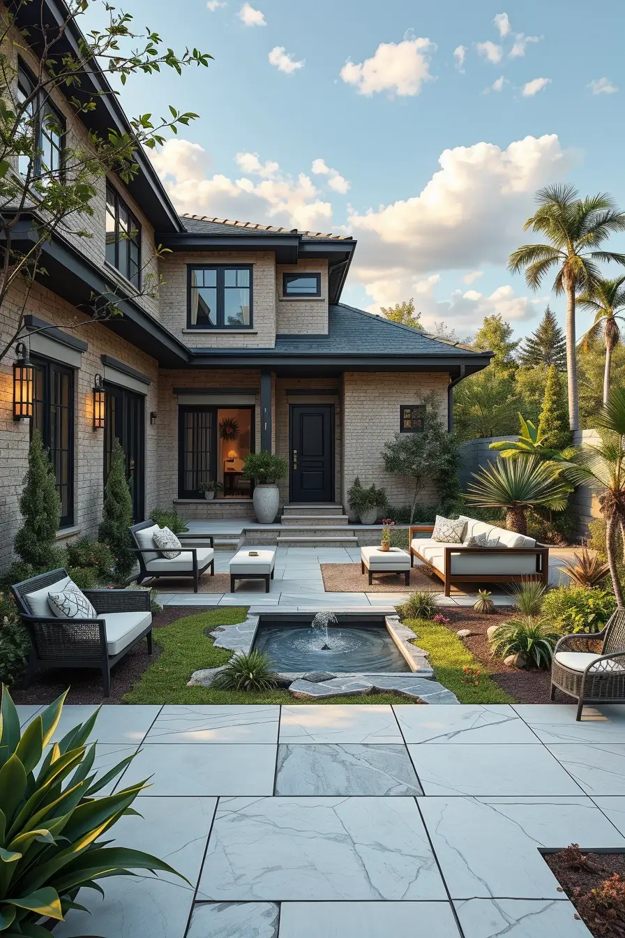 59 Summer Front Yard Decor Ideas 2026: Modern Sculptural Outdoor Inspiration