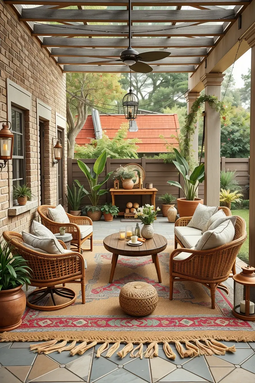 58 Boho And Natural Patio Design 2026 Ideas For A Stylish Outdoor Retreat