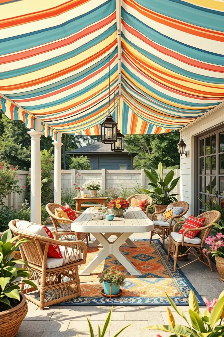 56 Patio Canopy Ideas For Instant Shade 2026: Creative, Colorful And Modern Outdoor Shade Designs