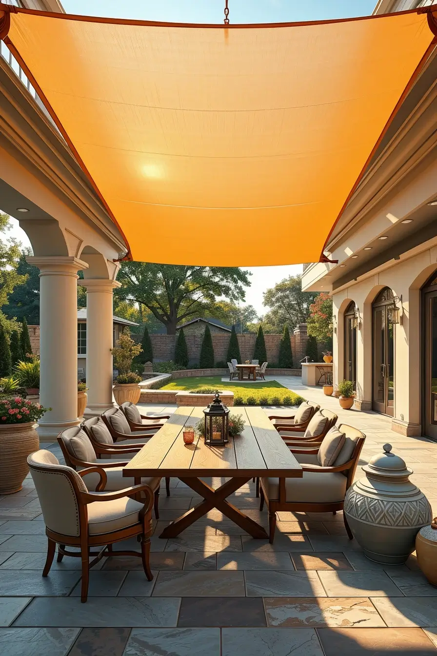 58 Sun Sail Shade Ideas For Your Outdoor Space 2026: Stylish Patio & Backyard Shade Inspiration