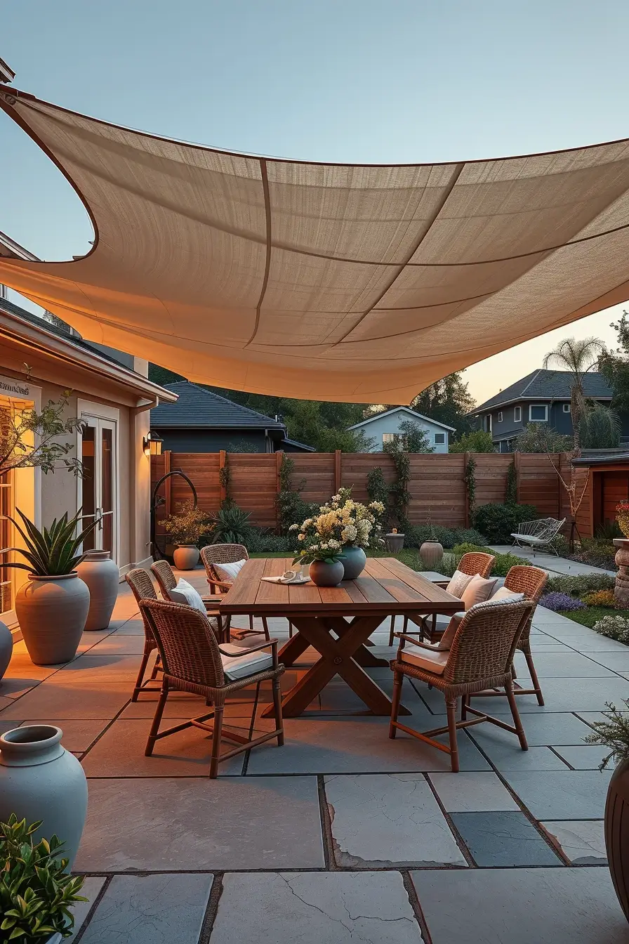 55 Sun Shade Sail Ideas Backyards 2026 For Stylish And Comfortable Outdoor Spaces