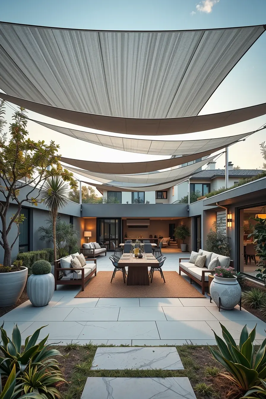 55 Sun Shade Sail Ideas Backyards 2026 For Stylish And Comfortable Outdoor Spaces