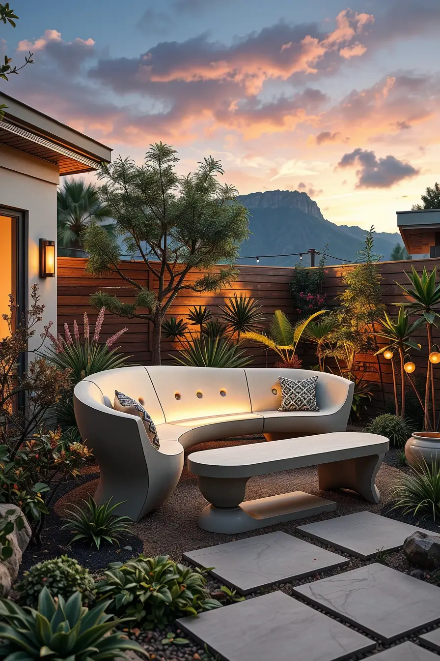 59 Small Backyard Seating Solutions 2026: Stylish Curved And Modern Outdoor Ideas