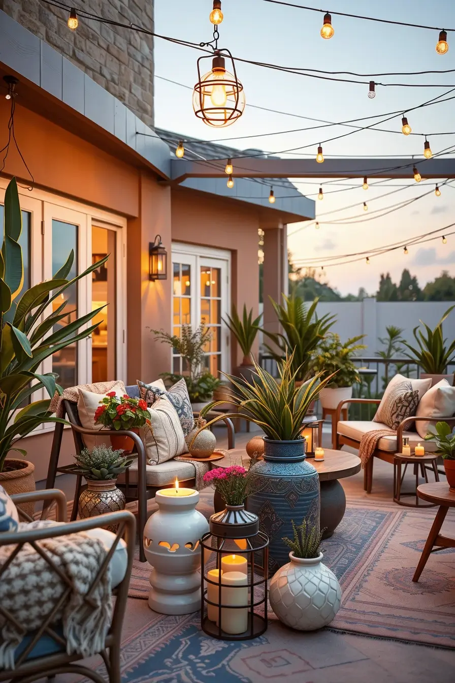 59 Boho Patio Ideas 2026 For A Dreamy And Stylish Outdoor Retreat