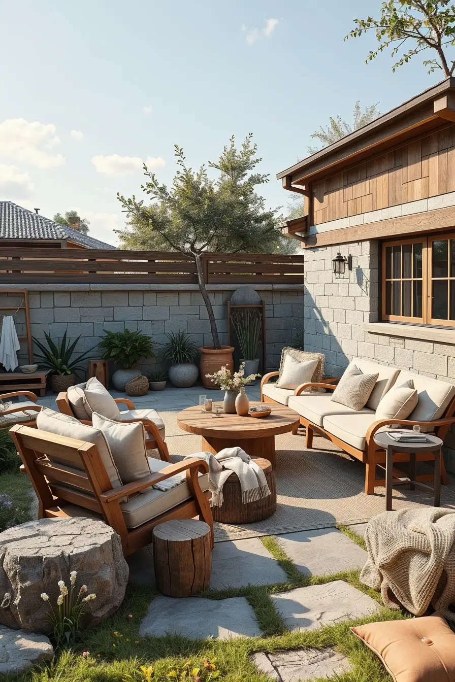 59 Minimalist Rustic Backyard Ideas 2026 For A Calm And Stylish Outdoor Space