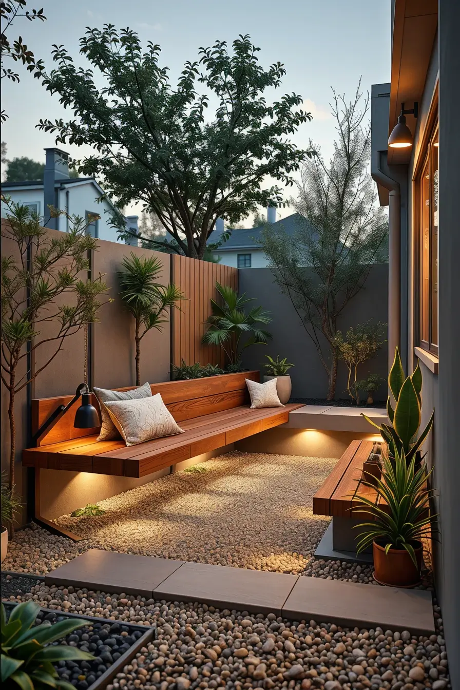 59 Small Backyard Seating Solutions 2026: Stylish Curved And Modern Outdoor Ideas
