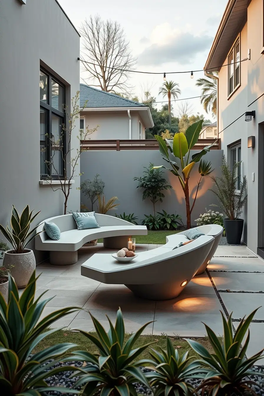 59 Small Backyard Seating Solutions 2026: Stylish Curved And Modern Outdoor Ideas