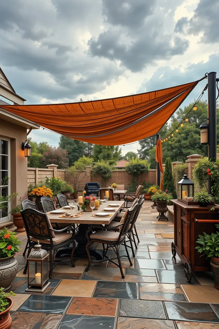 58 Sun Sail Shade Ideas For Your Outdoor Space 2026: Stylish Patio & Backyard Shade Inspiration