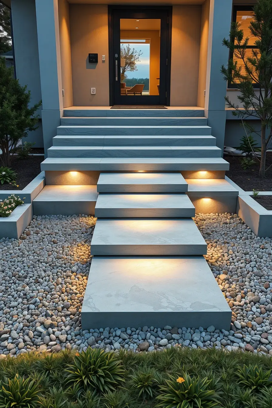 59 Summer Front Yard Decor Ideas 2026: Modern Sculptural Outdoor Inspiration
