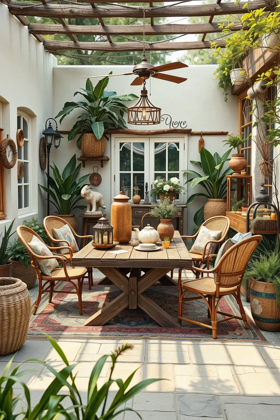 58 Boho And Natural Patio Design 2026 Ideas For A Stylish Outdoor Retreat